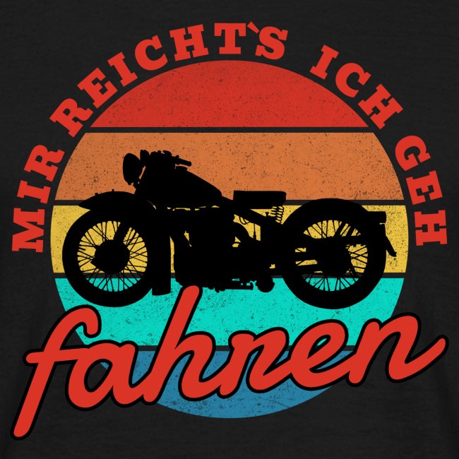 freches design fuer vintage biker